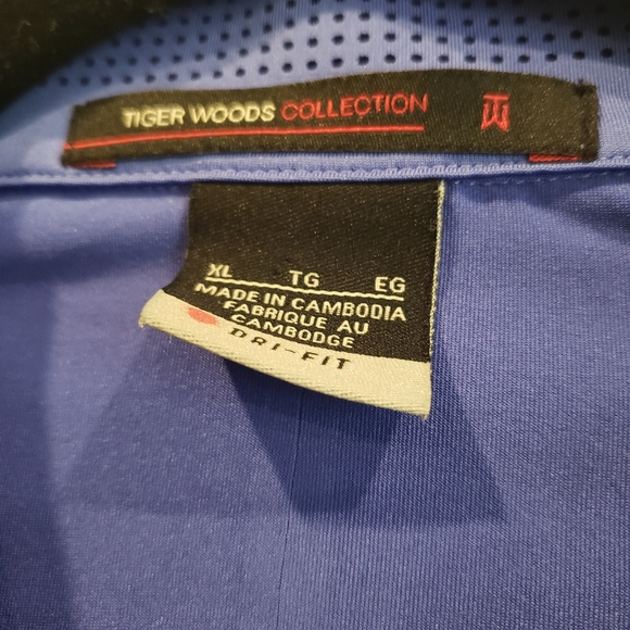 Nike XL Tiger Woods Collection Dri-Fit Golf shirt - Picture 6 of 13
